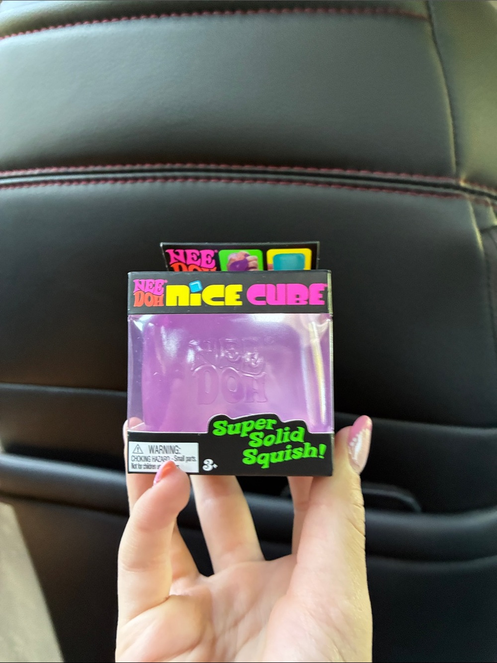 Nice Cube Super Solid Squish — Purple Stress Relief Toy
